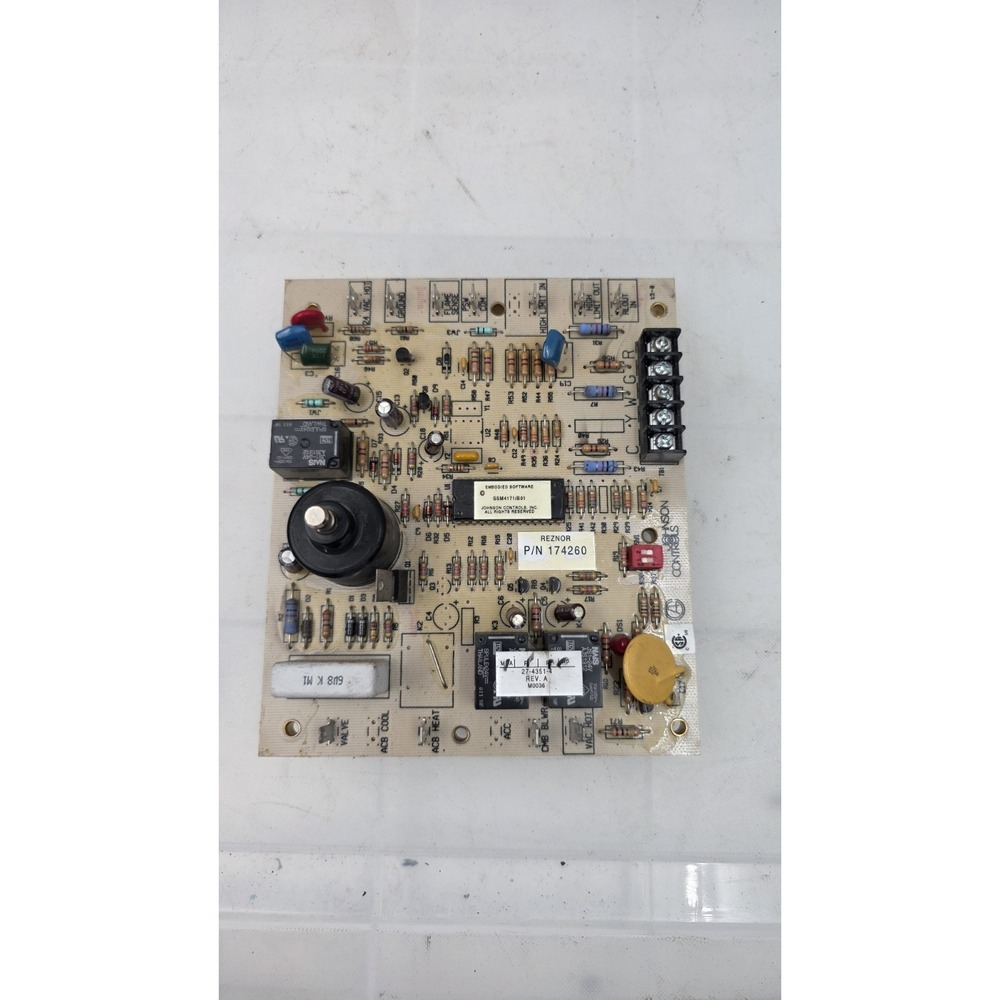 174260 Control/Interface Board by REZNOR Untested